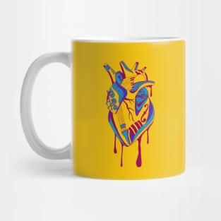 Triad Musical Heart Mug